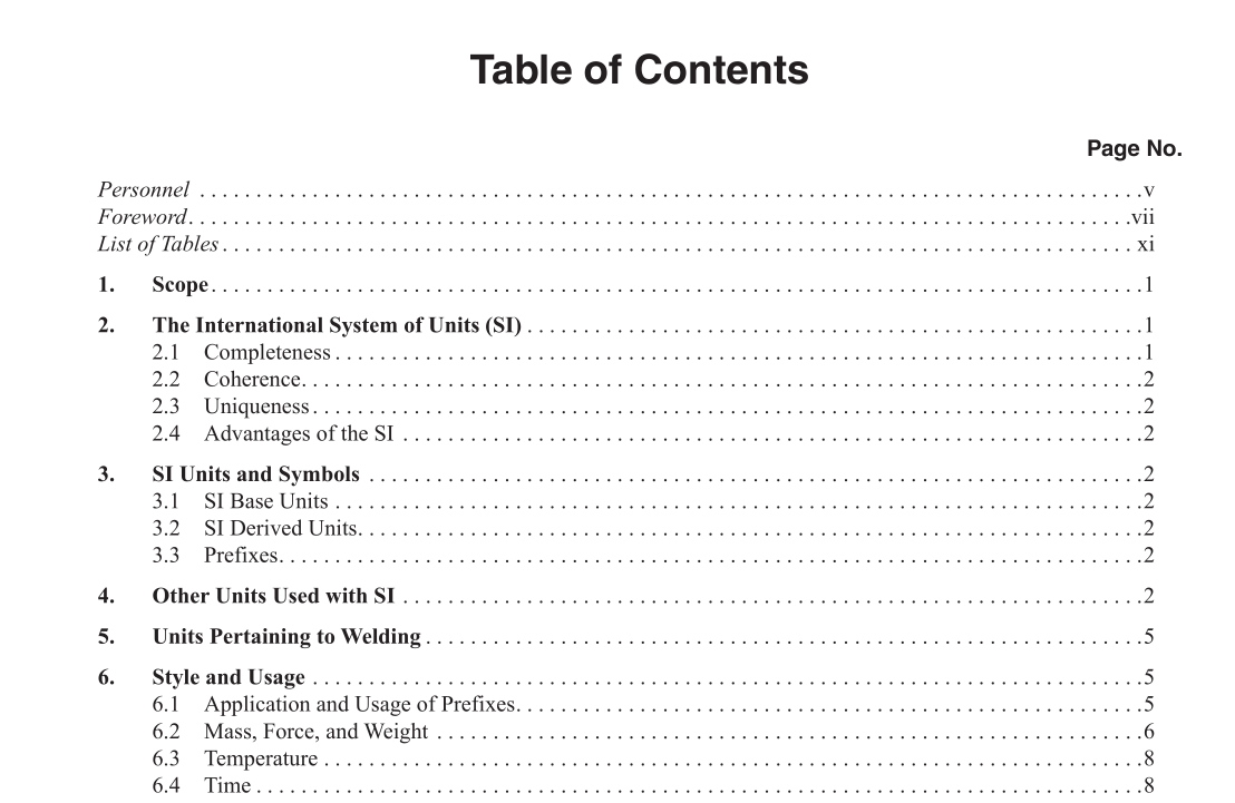 AWS A1.1:2016 pdf download