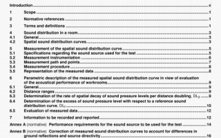 ISO 14257 pdf download – Acoustics -Measurement and parametricdescription of spatial sound distributioncurves in workrooms for evaluation of their acoustical performance