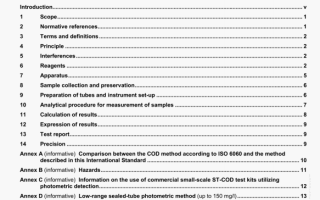 ISO 15705 pdf download – Water quality -Determination of the chemical oxygen demand index (ST-COD)-Small-scale sealed-tube method