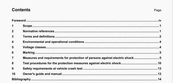 ISO 6469-3 pdf download – Electrically propelled road vehicles —Safety specifications — Part 3: Protection of persons against electric shock