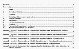 ISO 9225 pdf download – Corrosion of metals and alloys -Corrosivity of atmospheres -Measurement of environmental parameters affecting corrosivity of atmospheres