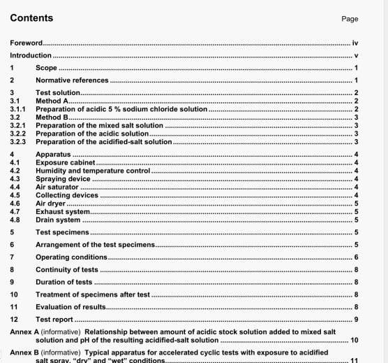 ISO 16151 pdf download – Corrosion of metals and alloys 一 Accelerated cyclic tests with exposureto acidified salt spray, “dry” and “wet”conditions