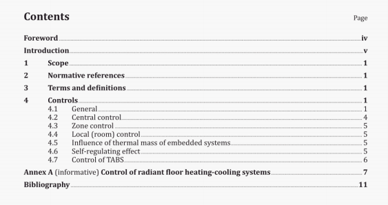 ISO 11855-6 pdf download – Building environment design — Design, dimensioning, installation andcontrol of embedded radiant heating and cooling systems — Part 6: Control