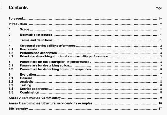 ISO 15928-2 pdf download – Houses- Description of performance —Part 2: Structural serviceability