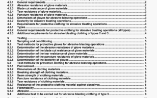 ISO 14877 pdf download – Protective clothing for abrasive blasting operations using granular abrasives