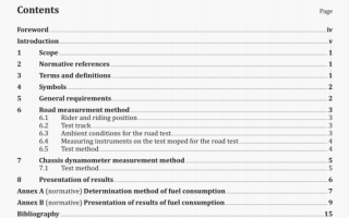 ISO 6855-3 pdf download – Mopeds — Measurement method forgaseous exhaust emissions and fuelconsumption — Part 3: Fuel consumption measurement at aconstant speed