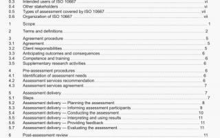 BS ISO 10667-1 pdf download – Assessment service delivery—Procedures and methodsto assess people in work and organizational settings Part 1: Requirements for the client