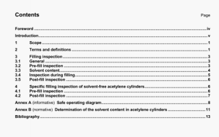 ISO 11372 pdf download – Gas cylinders – Acetylene cylinders —Filling conditions and filling inspection