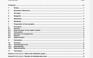 ISO 14502-1 pdf download – Determination of substances characteristic of green and black tea一 Part 1: Content of total polyphenols in tea – Colorimetric method using Folin- Ciocalteu reagent